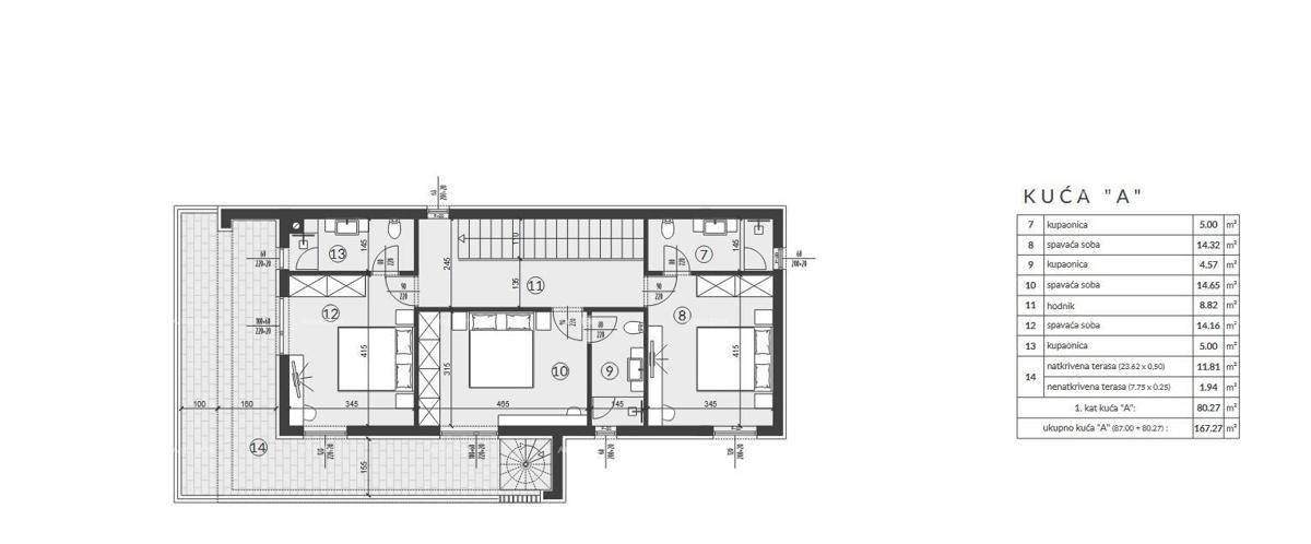 Dugoročni najem - vila s bazenom, Galižana!