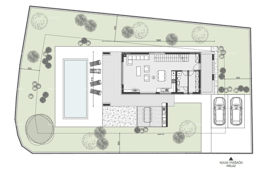 Dugoročni najem - vila s bazenom, Galižana!