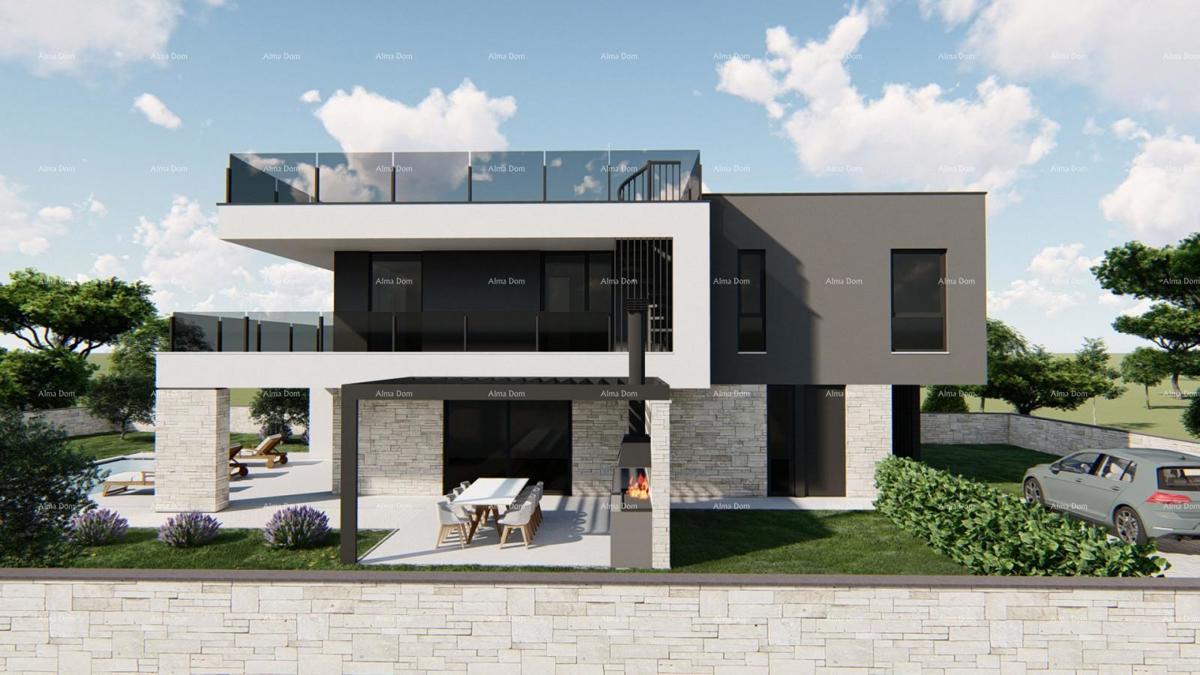 Dugoročni najem - vila s bazenom, Galižana!