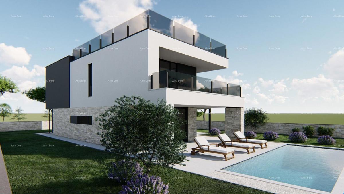 Dugoročni najem - vila s bazenom, Galižana!