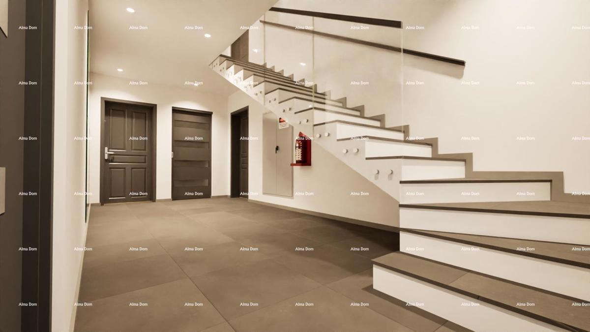 Peroj! Prodaja stanovanja v novem stanovanjskem projektu, le 200 m od morja.