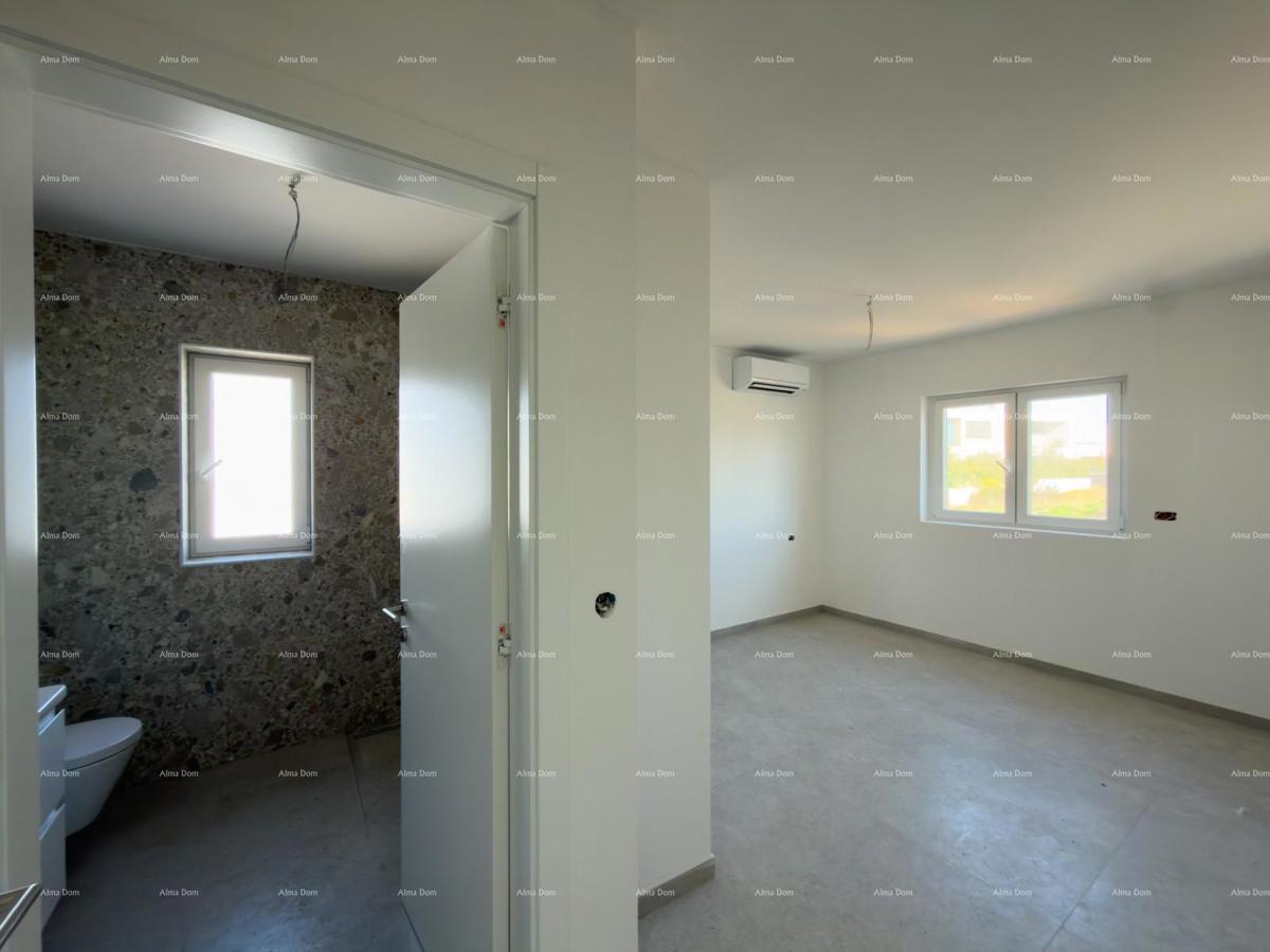 Medulin – Mukalba, PENTHOUSE 104,76 m², NOVOGRADNJA, PRVI VRST DO MORJA