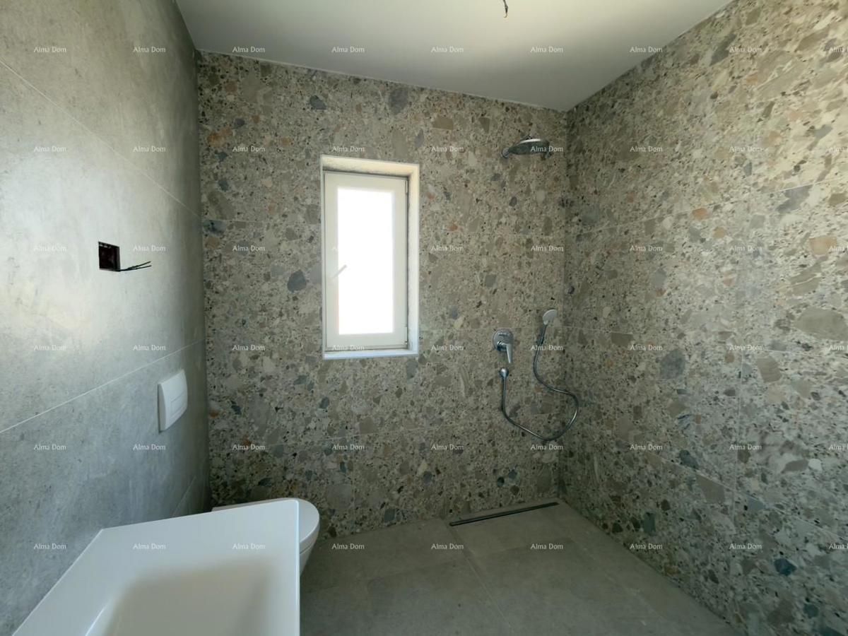 Medulin – Mukalba, PENTHOUSE 104,76 m², NOVOGRADNJA, PRVI VRST DO MORJA