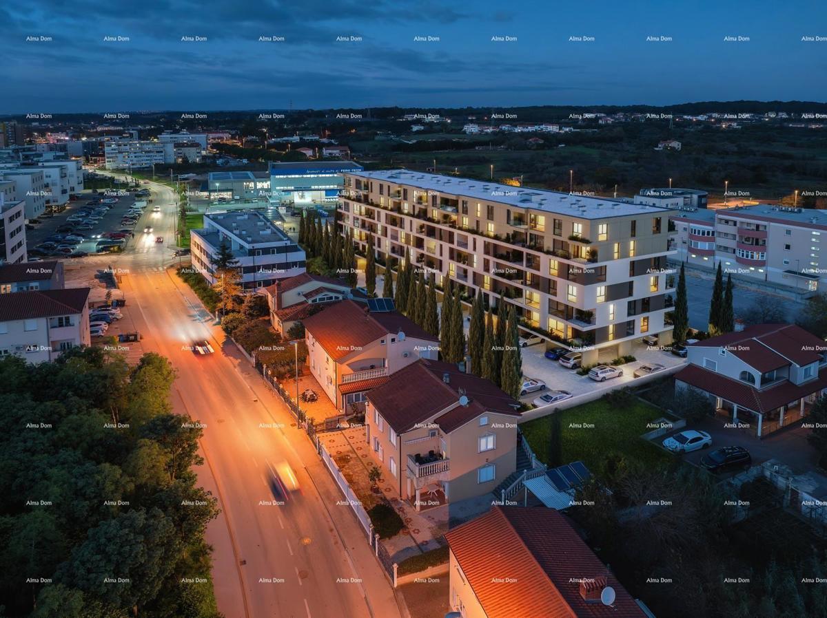 Rezervováno!Pula, nov projekt! Večstanovanjska, moderna stavba z dvigalom, blizu centra.