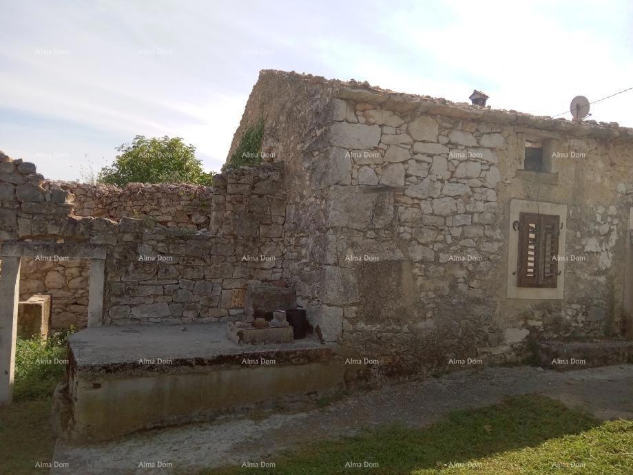 Prodaja istarske kamene hiše za obnovo, uporabno dovoljenje, Kršan!