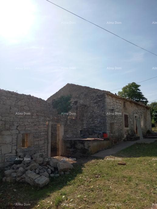 Prodaja istarske kamene hiše za obnovo, uporabno dovoljenje, Kršan!