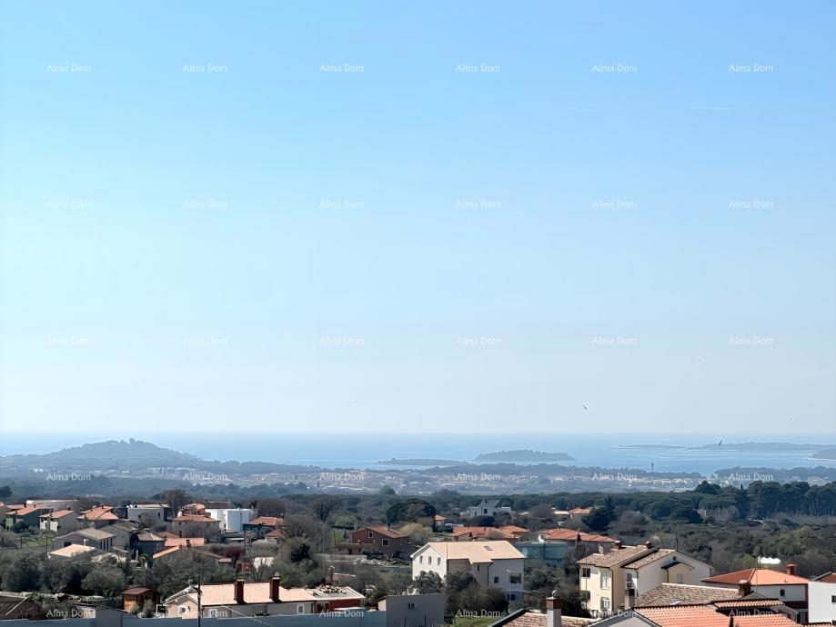 Na prodaju hiša v rohbau fazi s panoramskim pogledom – Galižana, Istra