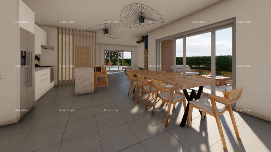 Na prodaju stavbno zemljišče s projektom in bazenom – 646 m²