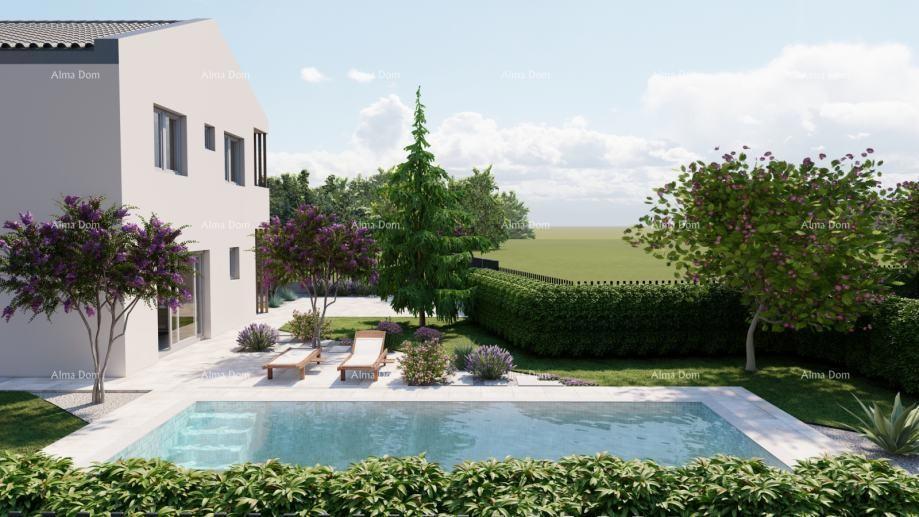Na prodaju stavbno zemljišče s projektom in bazenom – 646 m²