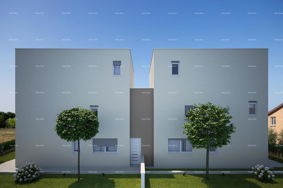 Moderna novogradnja s dva stana in panoramskim pogledom na morje – Žbandaj, Poreč