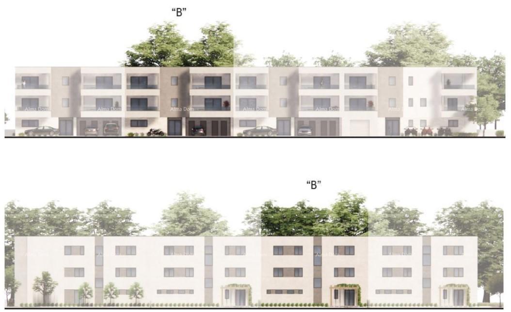 ŠTINJAN – NOVOGRADNJA V BLIŽINI MORJA IN MESTA. Stan B Zgrada B
