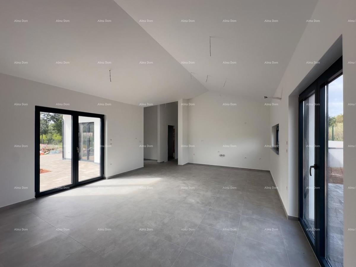 BARBAN, KOŽLJANI - Novogradnja / Dvojček, desni del. Ekološko naselje