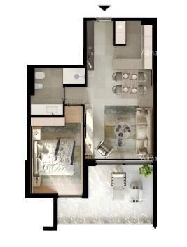 UMAG! Moderno stanovanje v vrhunskem stanovanjski kompleksu blizu morja, S 52