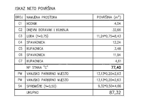 Prodaja - Moderno stanovanje v novem zasebnem stanovanjskem kompleksu v Šijani, Pula! F-C