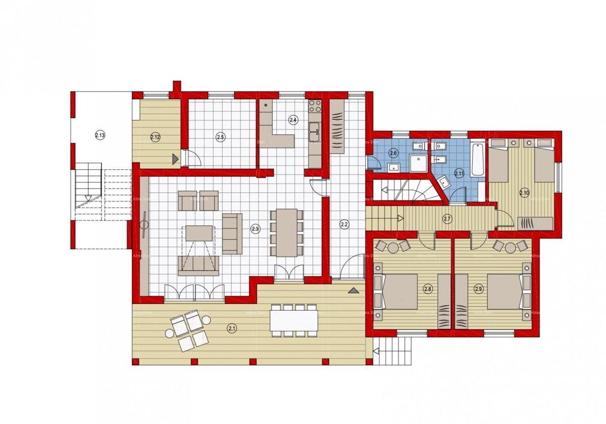 Ližnjan – Prostorna družinska hiša z velikim potencialom