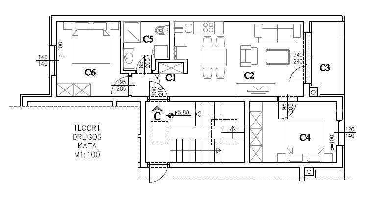 PULA – NOVOGRADNJA, STAN D3