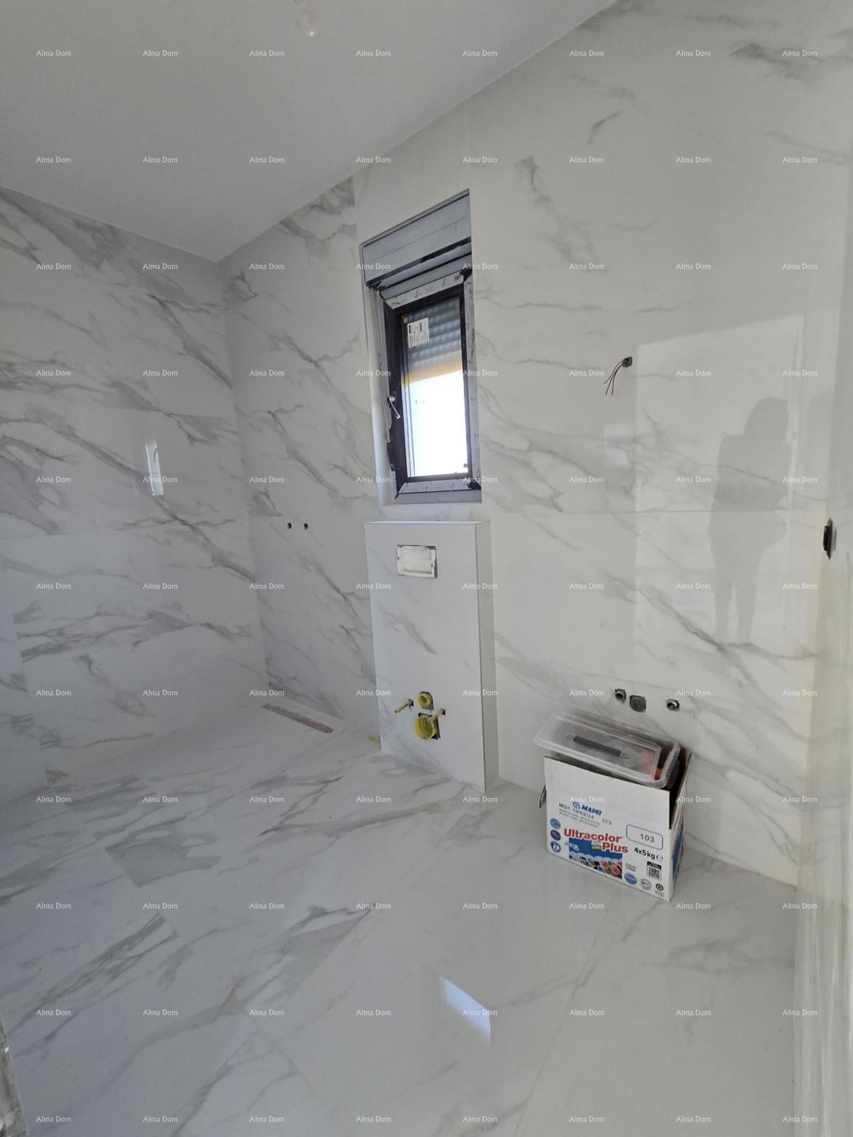 Novogradnja. Hiša v Žminju.