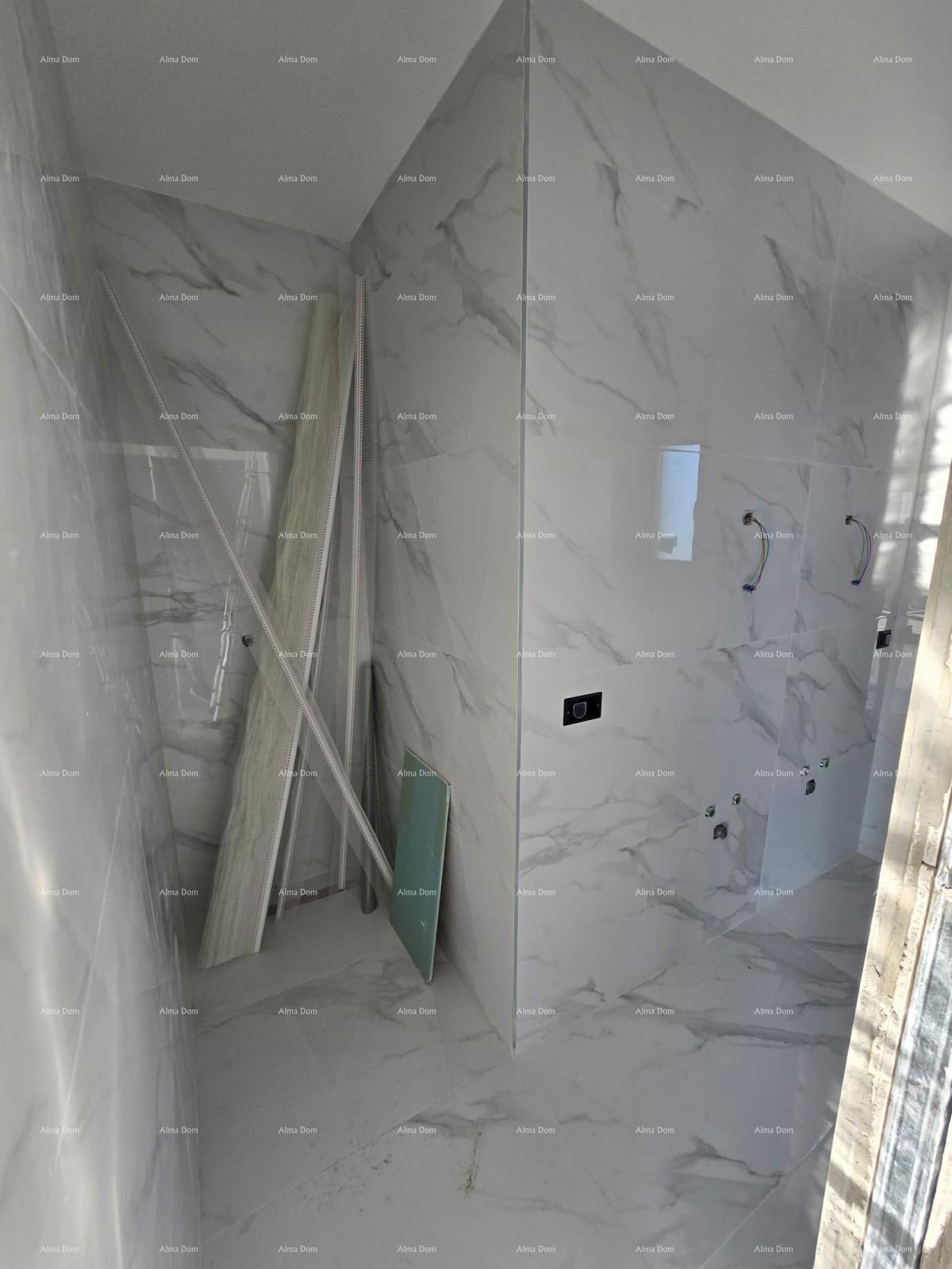 Novogradnja. Hiša v Žminju.