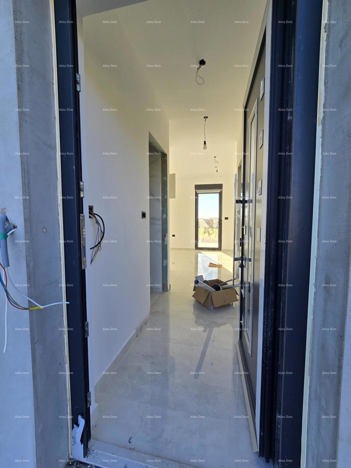 Novogradnja. Hiša v Žminju.