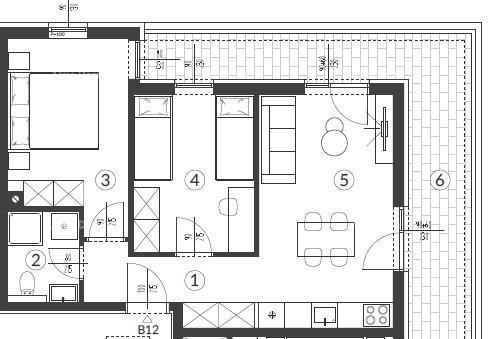 Moderan stan v novem projektu, Pula! B 12