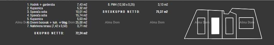 Prodaja stanov v moderni novogradnji s skupnim bazenom, Fažana! B3