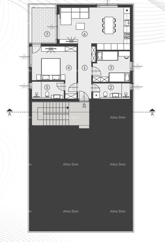Prodaja stanov v moderni novogradnji s bazenom, Fažana!