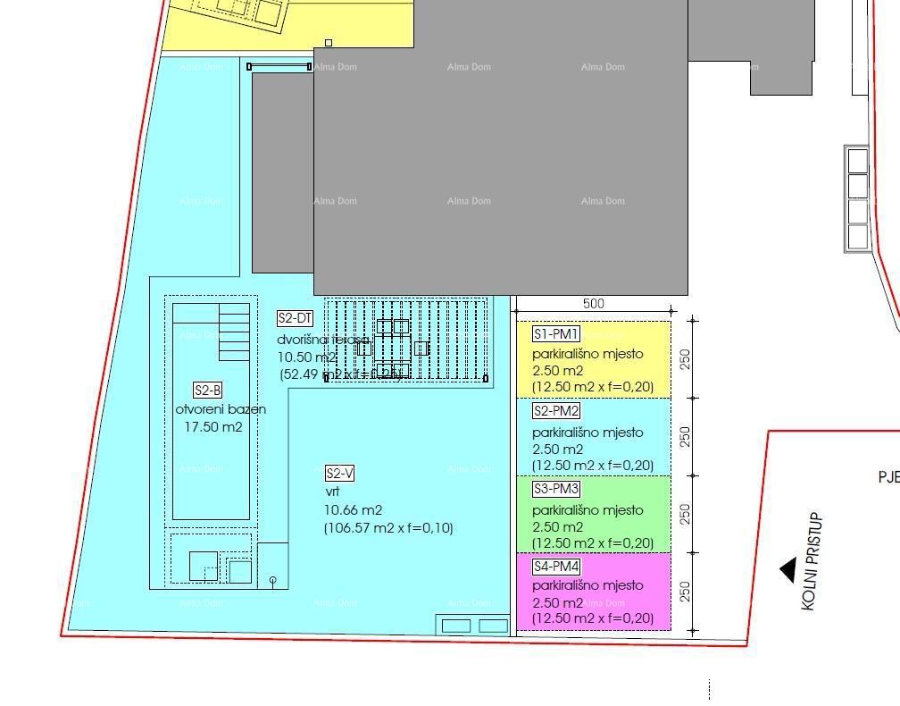 Prodaja luksuznega dvoetažnega stanovanja z bazenom, Tar! S2