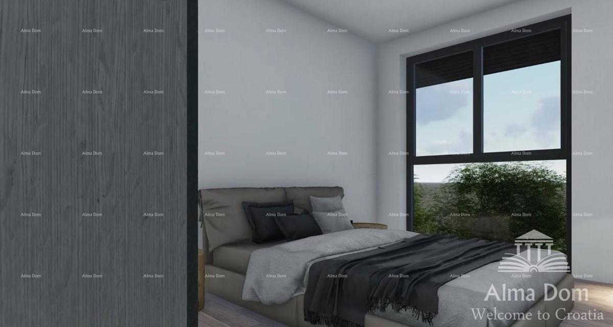 Pula, nov projekt! Večstanovanjska, moderna zgradba z dvigalom, blizu centra. Začeta gradnja v neposredni bližini trgovskega centra City Mall.