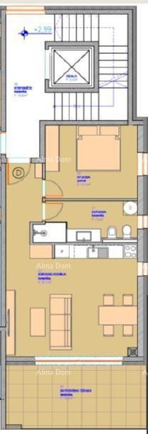 Novi projekt! Stanovi na odlični lokaciji, v bližini morja, Umag! D, zg1