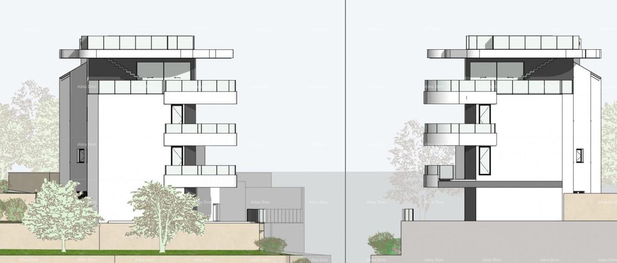 Prodaja luksuznih stanov v izgradnji s pogledom na morje, Opatija! S3