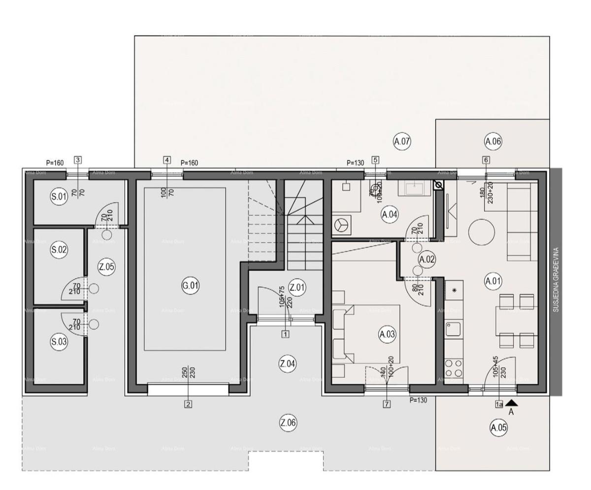 Prodaja stanov v gradnji - nov stanovanjski kompleks, Pula!