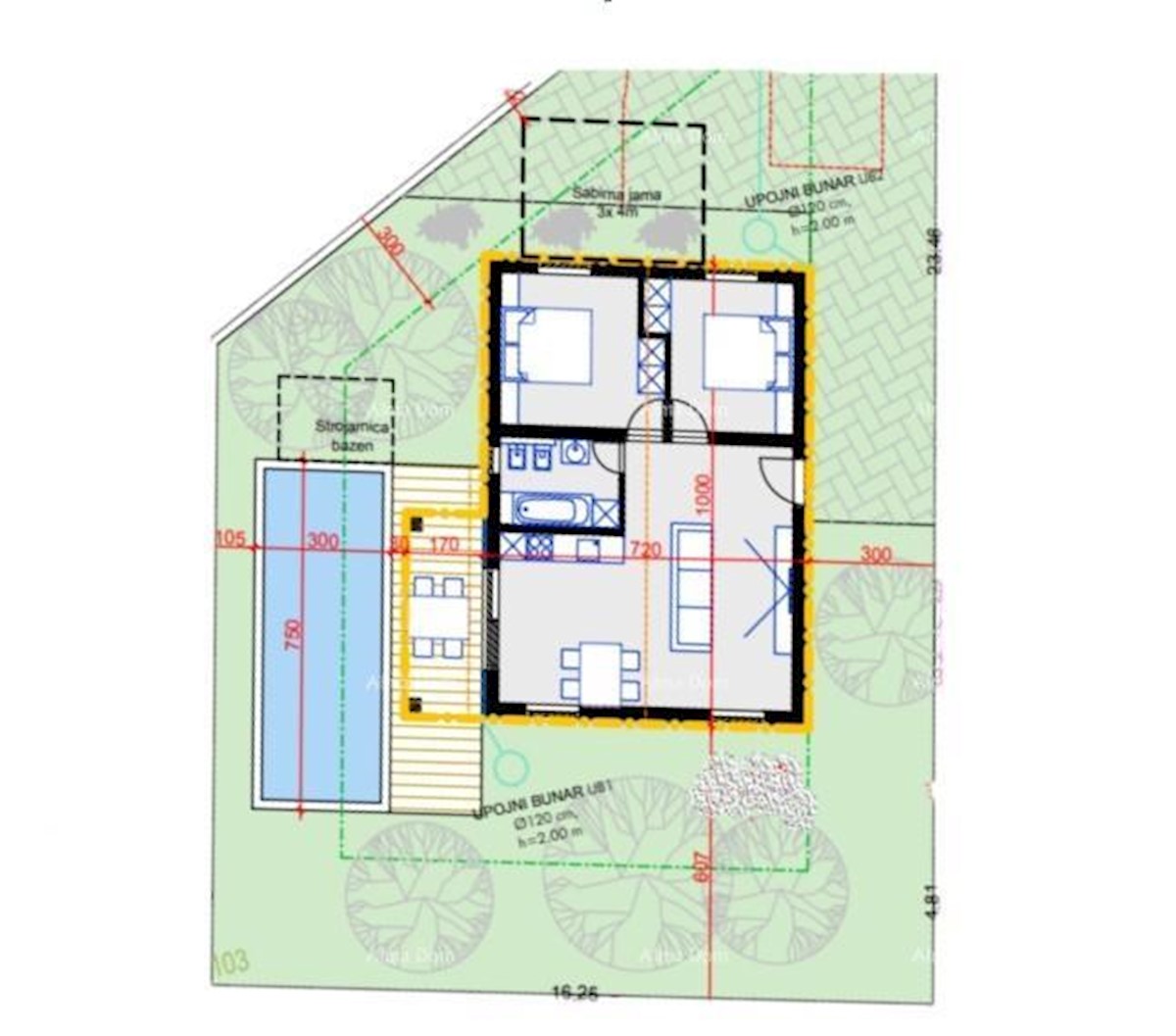 Gradbena parcela s projektom in gradbenim dovoljenjem