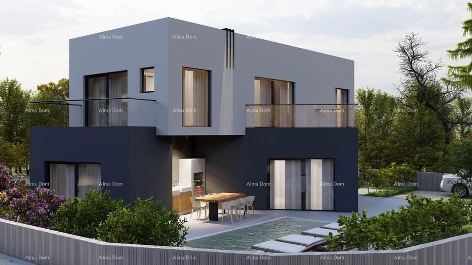 Građevinsko zemljište s projektom – Valbandon, 450 m²