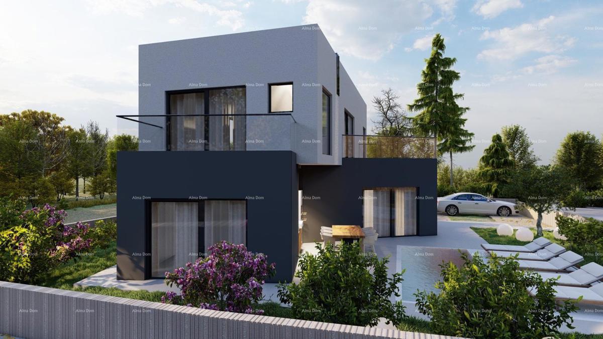 Građevinsko zemljište s projektom – Valbandon, 450 m²