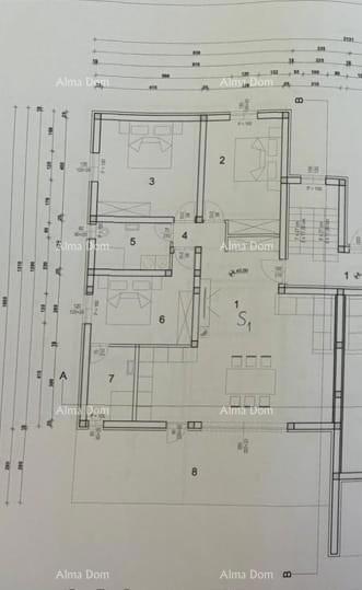 Novigrad – Novogradnja, stan 123,63 m² z loggio 22 m²
