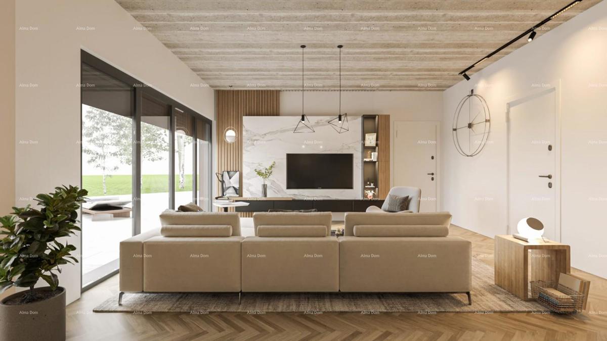 Prodaja gradbene parcele z gradbenim dovoljenjem za gradnjo moderne družinske hiše, blizu Barbana!