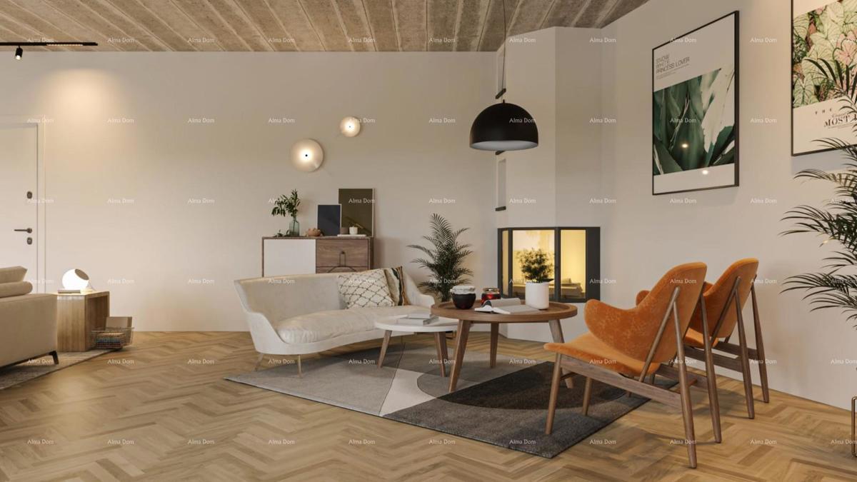 Prodaja gradbene parcele z gradbenim dovoljenjem za gradnjo moderne družinske hiše, blizu Barbana!