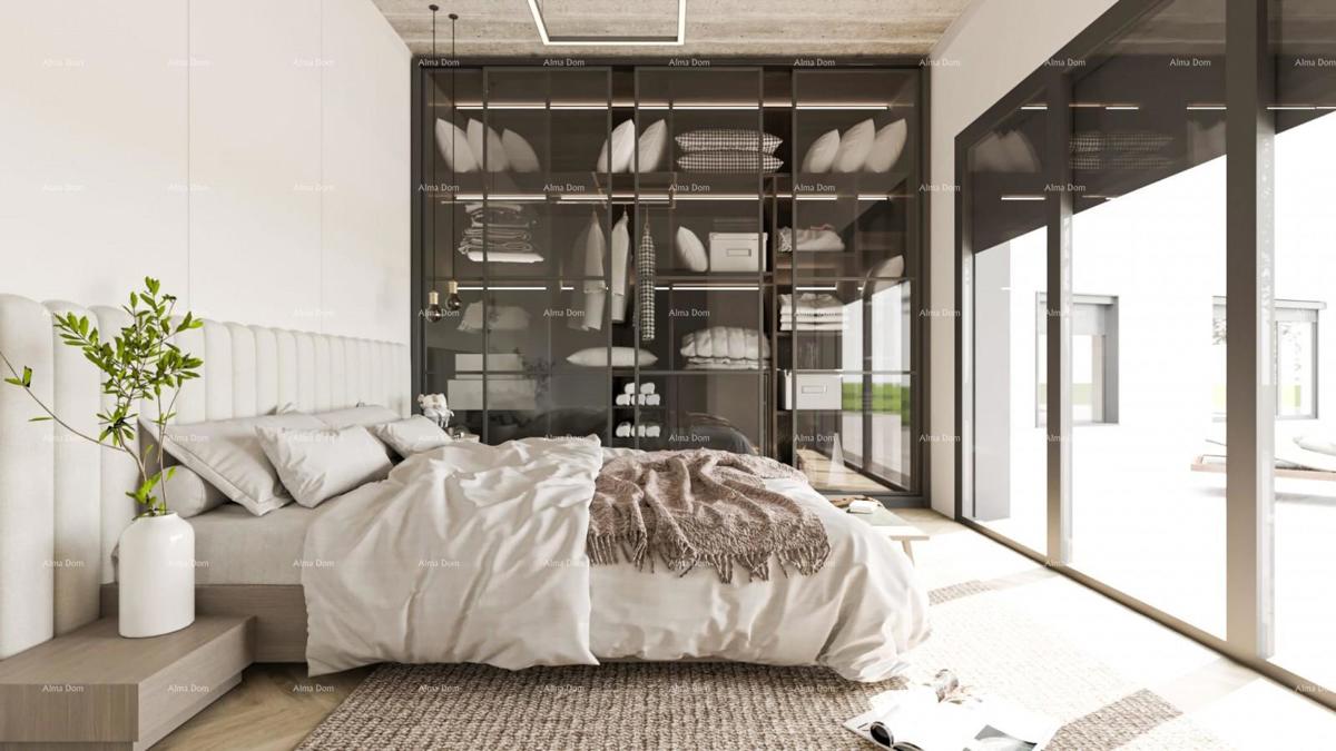 Prodaja gradbene parcele z gradbenim dovoljenjem za gradnjo moderne družinske hiše, blizu Barbana!