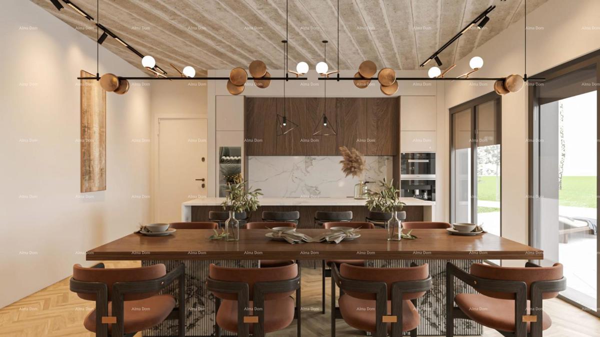 Prodaja gradbene parcele z gradbenim dovoljenjem za gradnjo moderne družinske hiše, blizu Barbana!