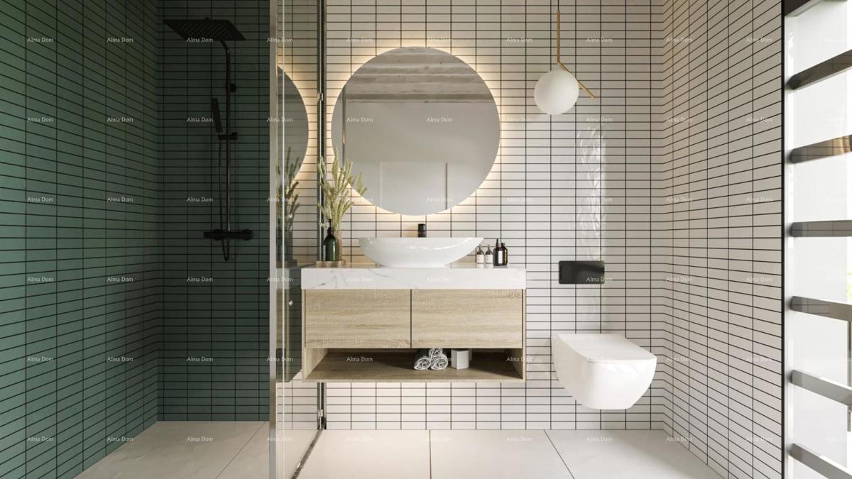 Prodaja gradbene parcele z gradbenim dovoljenjem za gradnjo moderne družinske hiše, blizu Barbana!