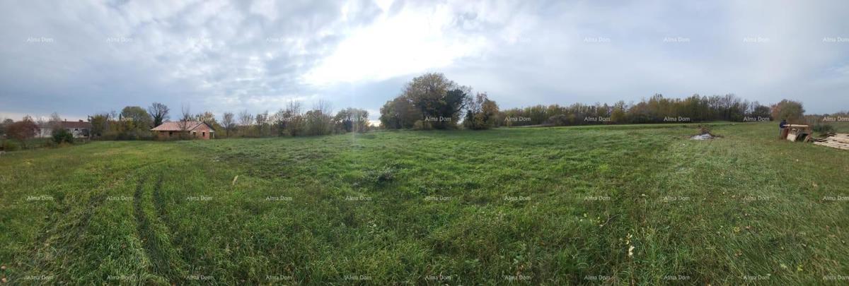 Prodaja gradbene parcele z gradbenim dovoljenjem za gradnjo moderne družinske hiše, blizu Barbana!