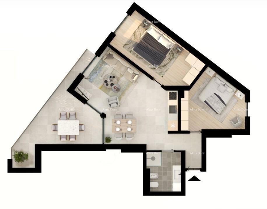 UMAG! Moderno stanovanje v vrhunskem stanovanjskem kompleksu blizu morja, S5