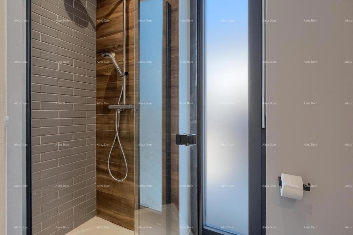 Pula Galižana. Vila s bazenom, zunanjo kuhinjo in pogledom na morje.