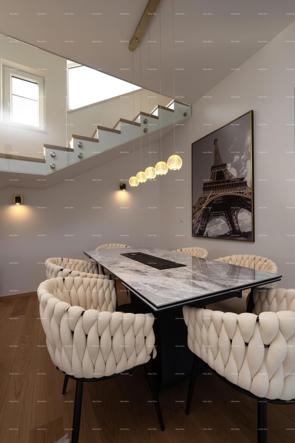 Prodaja - novo zgrajena, moderna in ekskluzivna vila s bazenom, Volme, Pula!