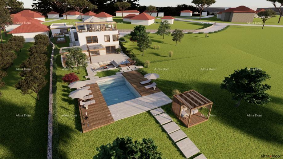 POMER, prva vrsta do morja, hiša z zazidljivim zemljiščem in projektom za luksuzno vilo
