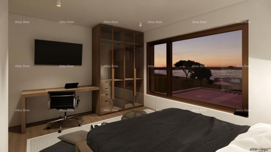 POMER, prva vrsta do morja, hiša z zazidljivim zemljiščem in projektom za luksuzno vilo