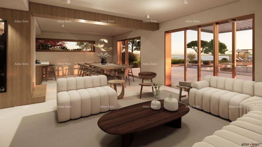 POMER, prva vrsta do morja, hiša z zazidljivim zemljiščem in projektom za luksuzno vilo