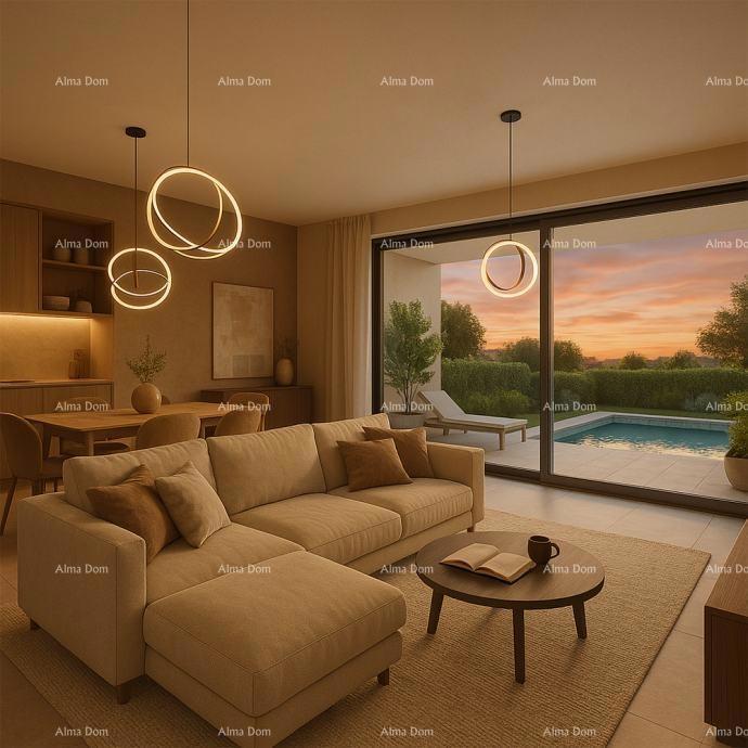 Moderna novogradnja s dva stana in panoramskim pogledom na morje – Žbandaj, Poreč