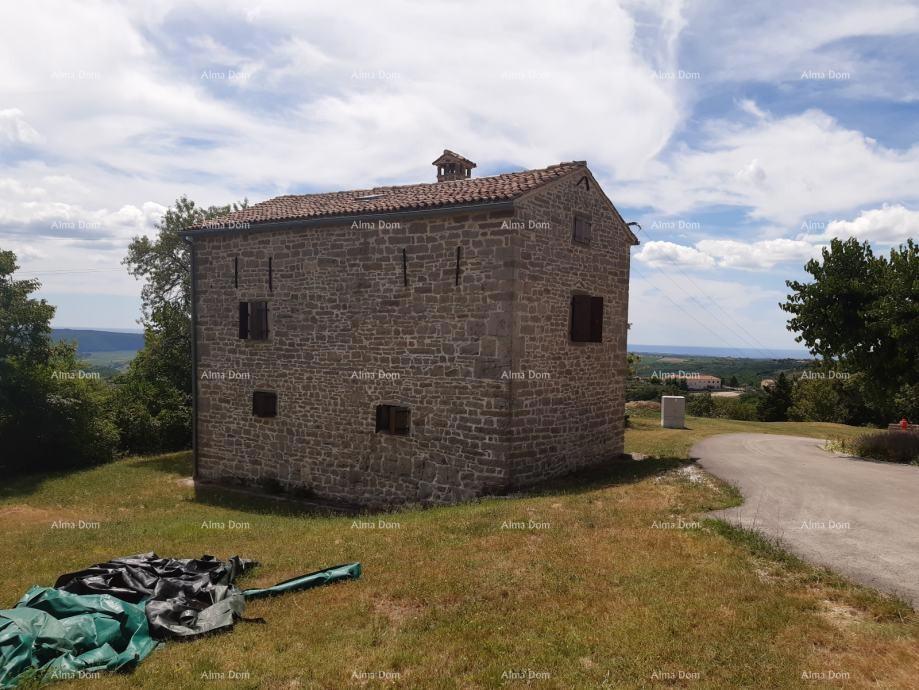 Avtentična kamnita hiša s pogledom na morje – Buje