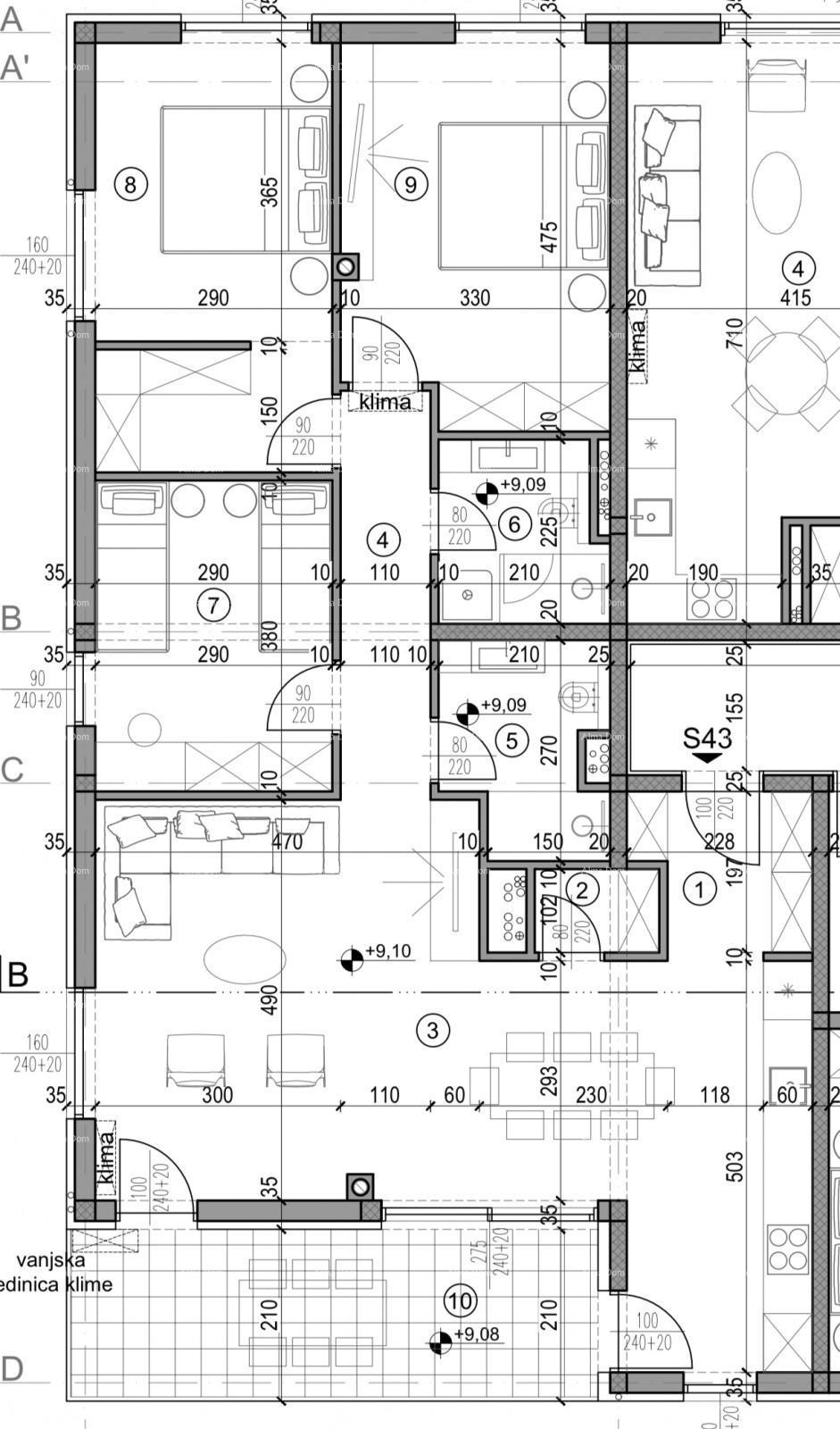 Pula! Večstanovanjska, moderna zgradba z dvigalom, blizu centra. S43